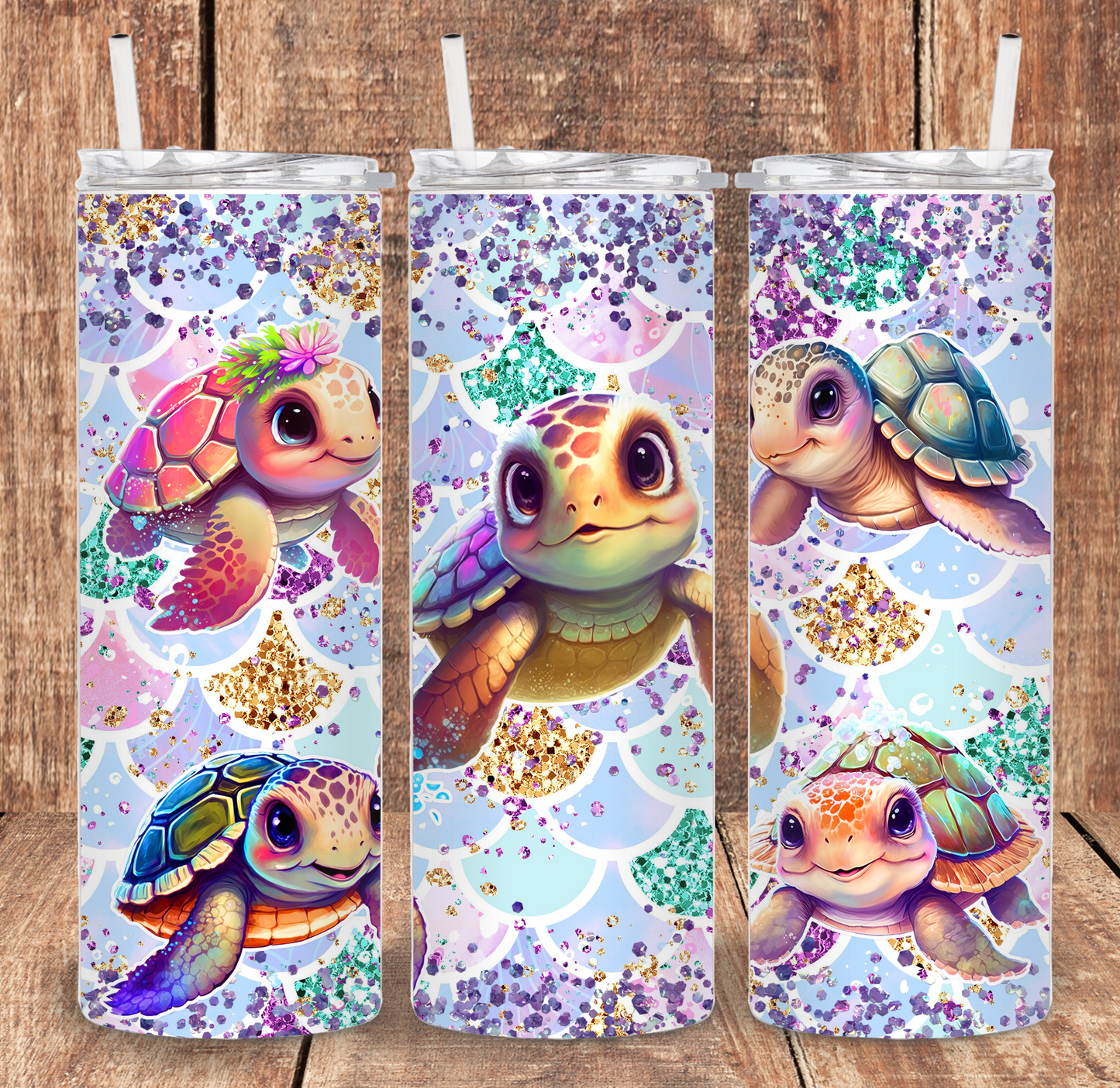 20oz Baby Turtles tumbler